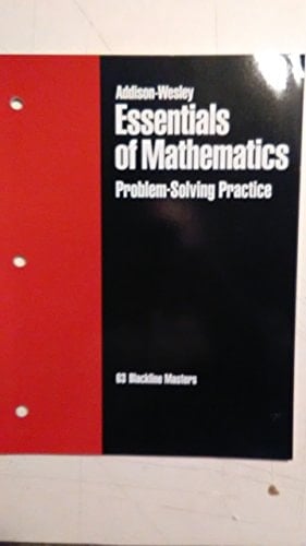 Essentials Of Mathematics Problem-solving Practice