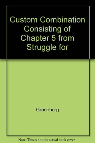 Custom Combination Consisting of Chapter 5 from Struggle for