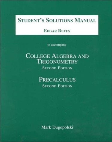 College Algebra and Trigonometry/Precalculus