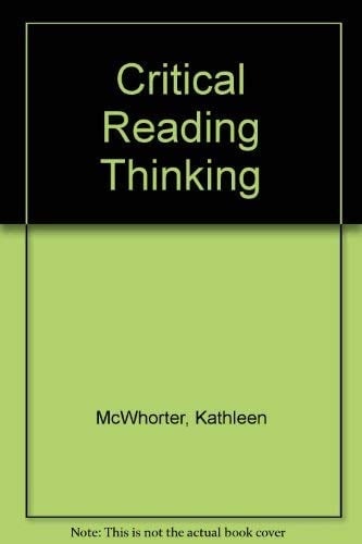 Critical Reading Thinking