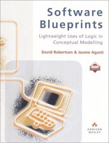 Software Blueprints: Lightweight Uses of Logic in Conceptual Modelling