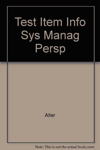 Test Item Info Sys Manag Persp