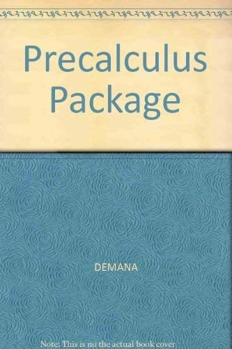 Precalculus: Functions and Graphs/Graphing Calculator and Computer Graphing Laboratory Manual