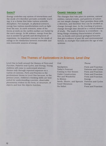 Explorations in Science. Level One