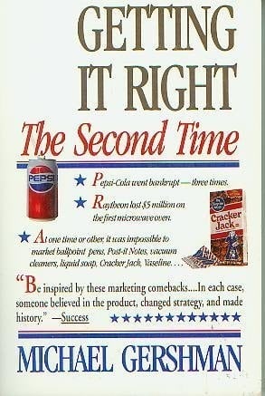 Getting It Right The Second Time: How American Ingenuity Transformed Forty-nine Marketing Failures Into Some Of Our Most Successful Products