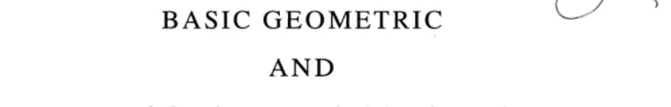 Basic Geometric and Trigonometric Concepts