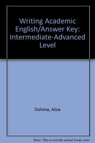 Writing Academic English/Answer Key