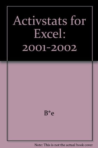 Activstats for Excel: 2001-2002