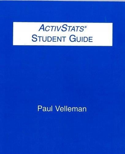 ActivStats Student Guide: Student Guide