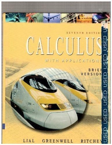 Calculus With Applications