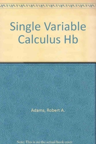 Single Variable Calculus