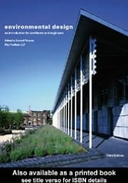 Environmental design: an introduction for architects and engineers