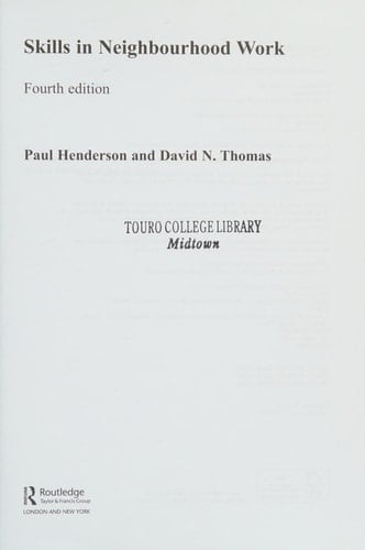 Skills in neighbourhood work