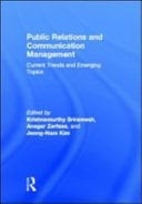 Public Relations and Communication Management: Current Trends and Emerging Topics