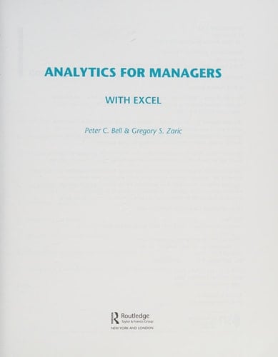Analytics for managers