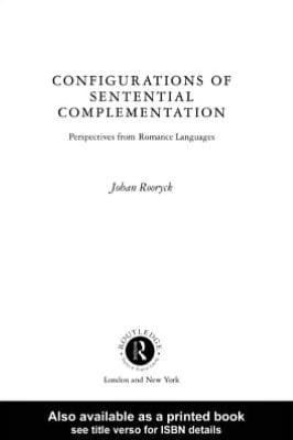 Configurations Of Sentential Complementation