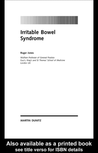 Irritable Bowel Syndrome: pocketbook (Pocketbooks)