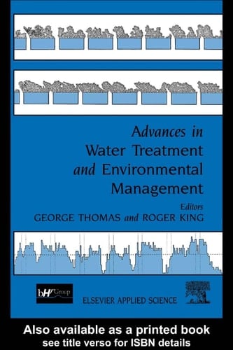 Advances in water treatment and environmental management
