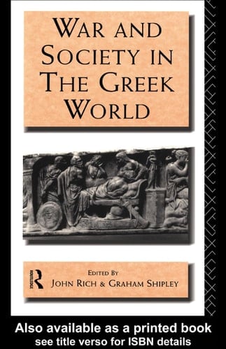 War and society in the Greek world