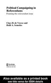 Political Campaigning In Referendums