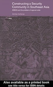 Constructing A Security Community In Southeast Asia