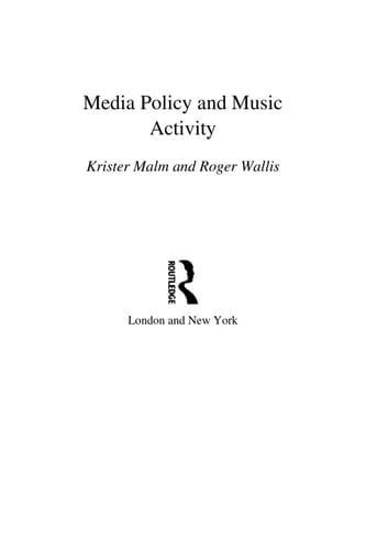 Media policy and music activity
