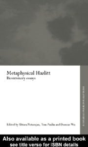 Metaphysical Hazlitt