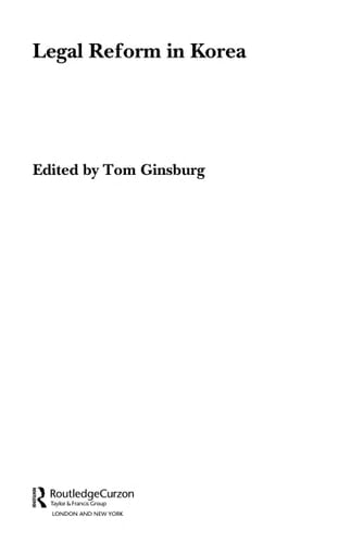 Legal reform in Korea