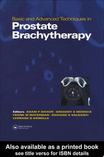 Basic and Advanced Techniques in Prostate Brachytherapy