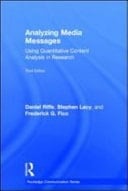 Analyzing Media Messages,routledge Communication Series