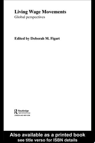 Living Wage Movements: Global Perspectives