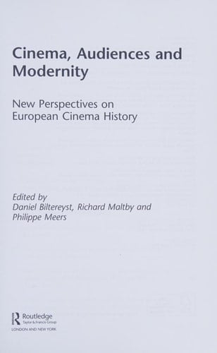 Cinema Audiences and Modernity: An Introduction