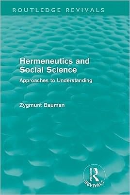 Hermeneutics and Social Science (Routledge Revivals) : Approaches to Understanding