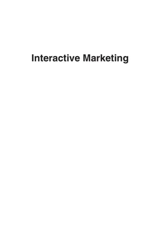 Interactive marketing: revolution or rhetoric?
