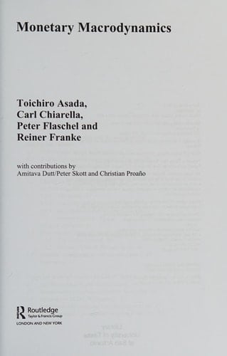 Monetary Macrodynamics