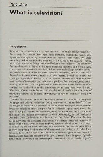 Television studies after tv: understanding television in the post- broadcast era