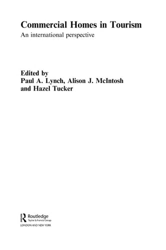 Commercial homes: an international perspective