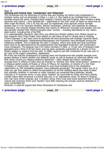 China, Xinjiang and Central Asia: History, Transition and Crossborder Interaction Into the 21st Century (Routledge Contemporary China)