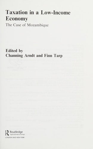 Taxation in a low-income economy: the case of Mozambique