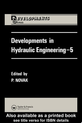 Developments in Hydraulic Engineering