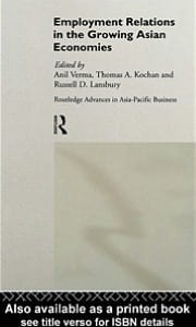 Employment Relations in the Growing Asian Economies
