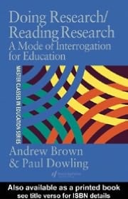 Doing Research/reading Research