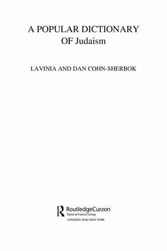A popular dictionary of Judaism