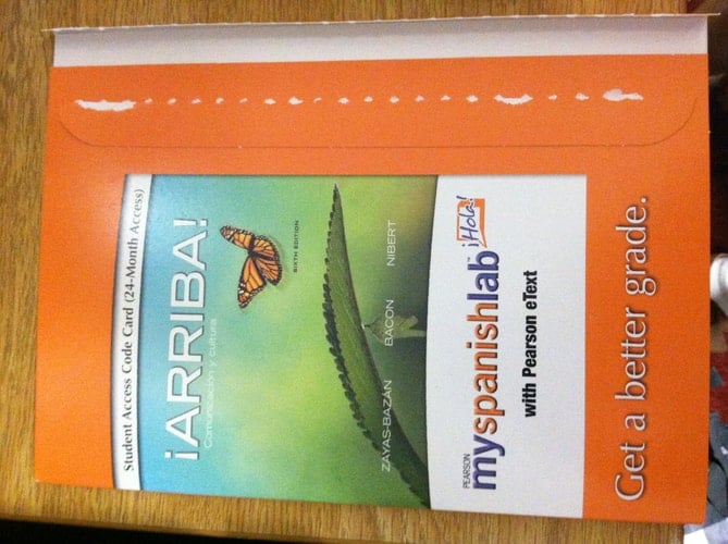 Myspanishlab Pass Code with E-book: Arriba! Comunicacion y cultura (24-Month) (English and Spanish Edition)