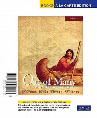 Out of Many, Volume 1 Brief Edition, Books a la Carte Edition