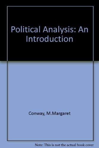 Political analysis: An introduction