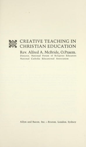 Creative teaching in Christian education