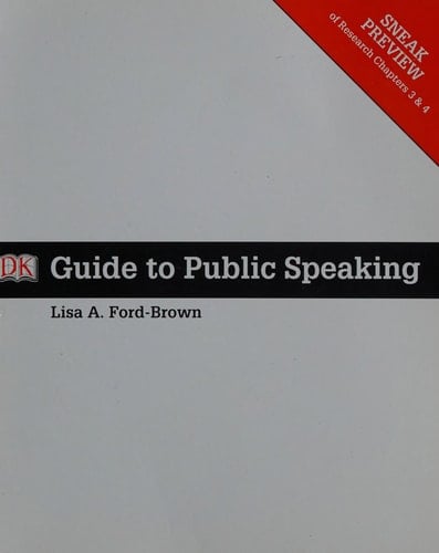 Sample Chapters for The DK Guide to Public Speaking