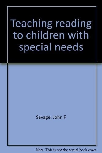 Teaching reading to children with special needs