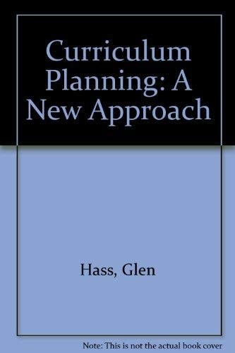 Curriculum planning: A new approach